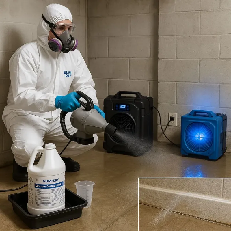 Sanitization and Odor Removal process in Portage, WI