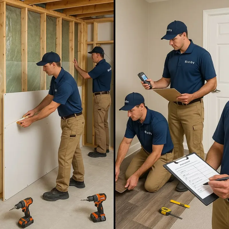 Repairs and Reconstruction process in Portage, WI